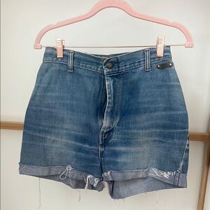 Vintage Denim Blue Women's Shorts